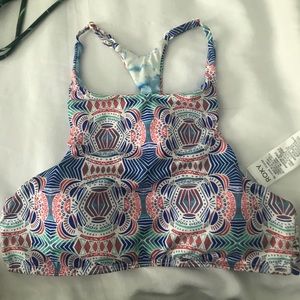 Roxy high neck bikini top